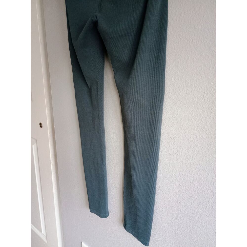Pact organic cotton ribbed leggings sustainable granola stretchy athleisure M - Picture 6 of 12